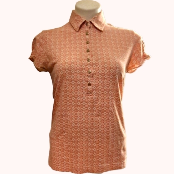 Sandy Elliott Short Sleeve Cotton Shirt Medium EUC - Picture 2 of 9